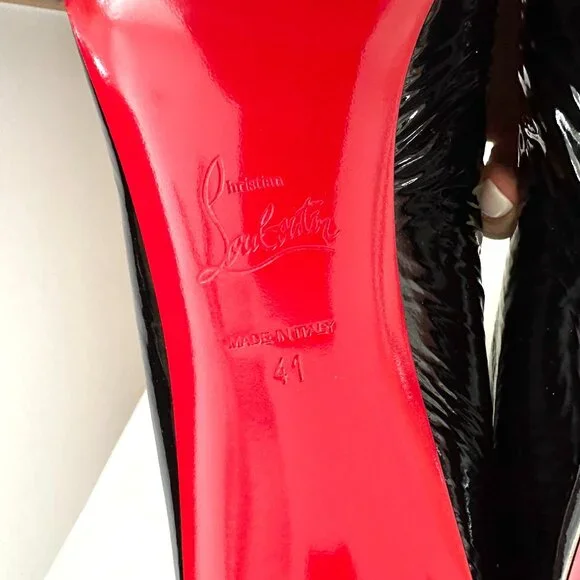 Christian Louboutin CONDOROCOMBO BOTTA 55 Tall Knee High Boots Heels